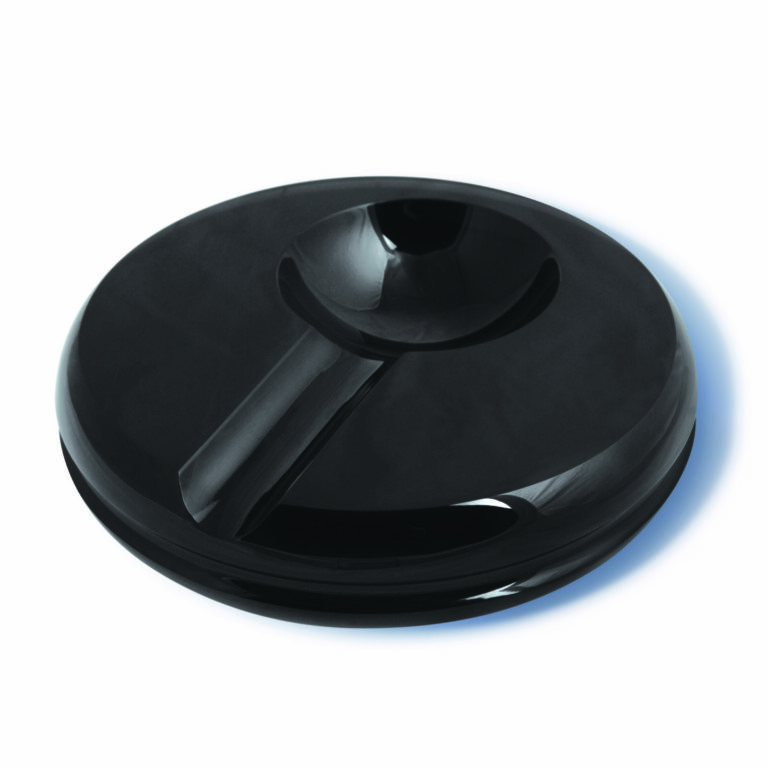 cendrier égoïste obsidienne noire