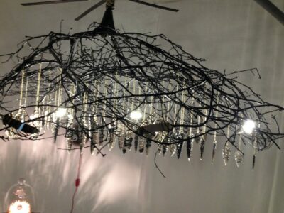 Lustre en obsidienne