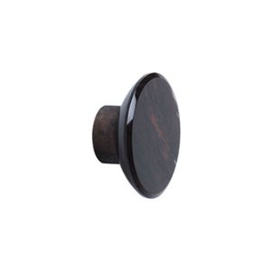 Bouton de meuble en obsidienne noire / knob in black obsidian