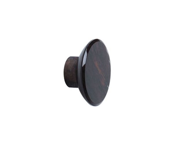 Bouton de meuble en obsidienne noire / knob in black obsidian